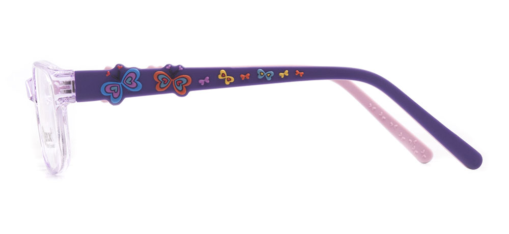 BENX FANTASIA Eyeglasses Kid Woman Rectangular Full-Rimmed Grilamid (TR90) Unfiltered BXASTS5005-K0902