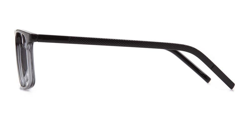 BENX Eyeglasses Teenage,Adult Man Rectangular Full-Rimmed Grilamid (TR90) Unfiltered BXGRL127-0506