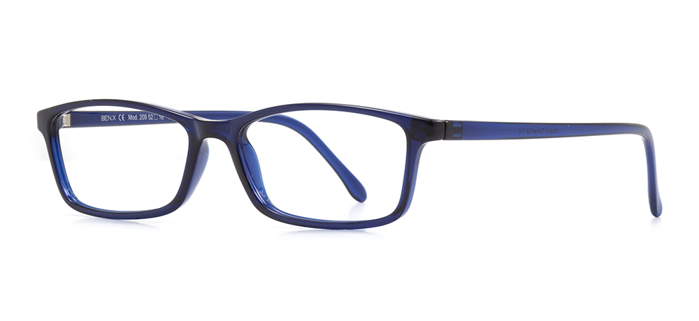 BENX Eyeglasses Teenage,Adult Man,Woman,Unisex Rectangular Full-Rimmed Grilamid (TR90) Unfiltered BXGRL209-118