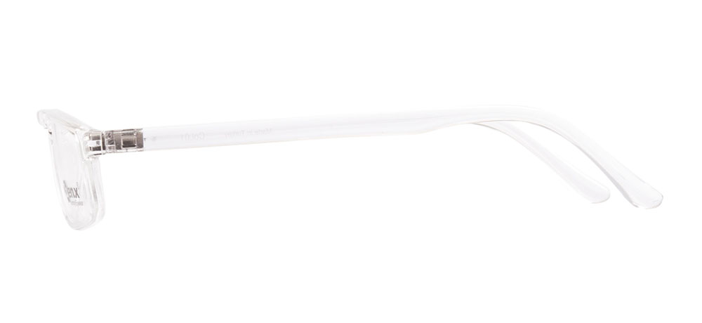 BENX Eyeglasses Adult Man,Woman,Unisex Rectangular Full-Rimmed Grilamid (TR90) Unfiltered BXGRL309-01