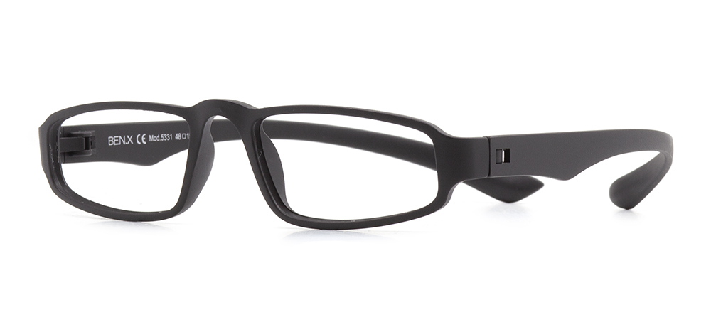 BENX Eyeglasses Teenage,Adult Man,Woman,Unisex Geometrical Full-Rimmed Grilamid (TR90) Unfiltered BXGRL5331-M06