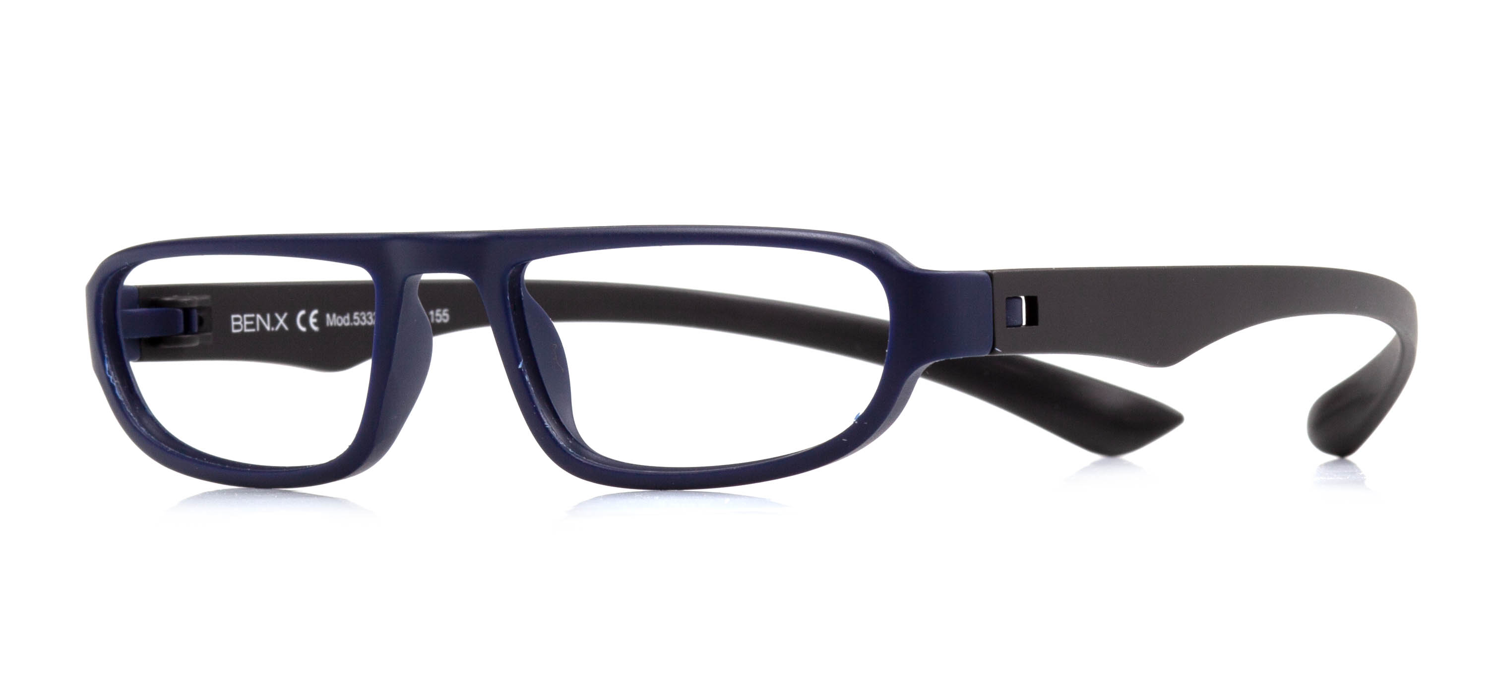 BENX Eyeglasses Teenage,Adult Man,Woman,Unisex Geometrical Full-Rimmed Grilamid (TR90) Unfiltered BXGRL5332-M12006