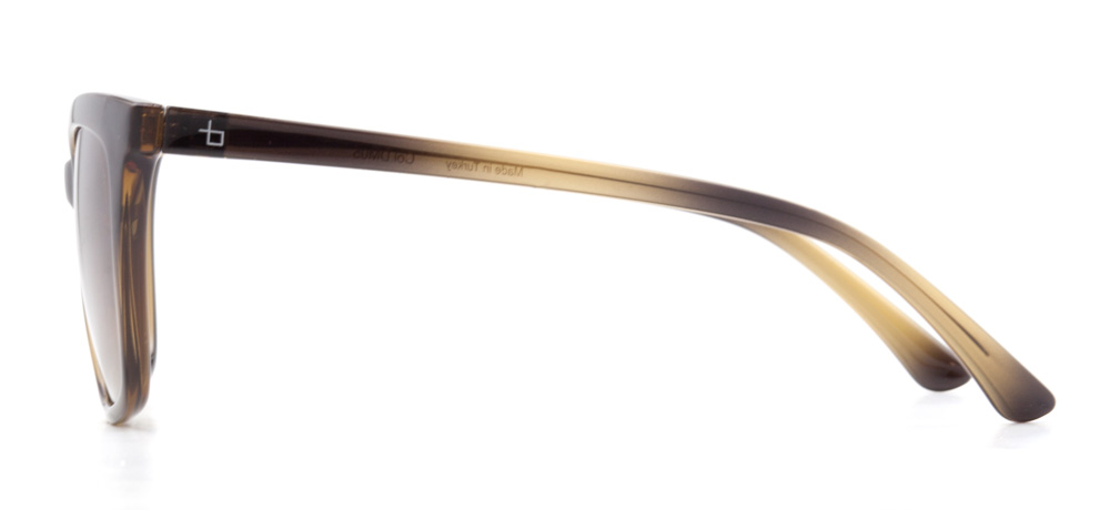 BENX SUNGLASSES Sunglasses Teenage Woman Rectangular Full-Rimmed Grilamid (TR90) Polarize BXGÜNŞ9215-DM05