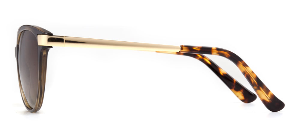 BENX SUNGLASSES Sunglasses Teenage Woman Oval Full-Rimmed Grilamid (TR90) Polarize BXGÜNŞ9244-DM05