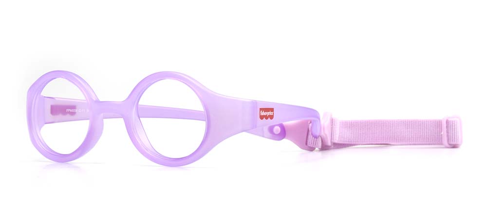 FISHER PRICE Eyeglasses Baby Woman Round Full-Rimmed Pebax 63 Unfiltered FPM008-C.11