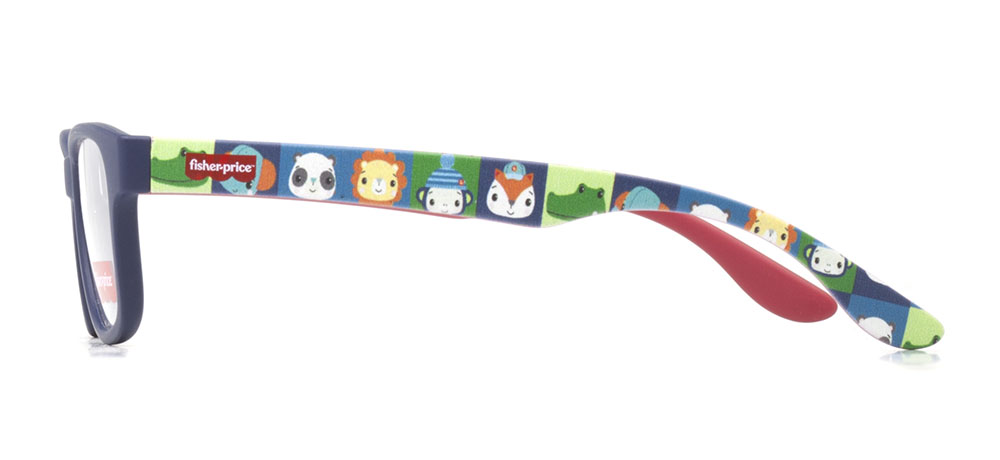 FISHER PRICE Eyeglasses Kid Man,Woman,Unisex Rectangular Full-Rimmed Greenline BIO Unfiltered FPM014-C.08