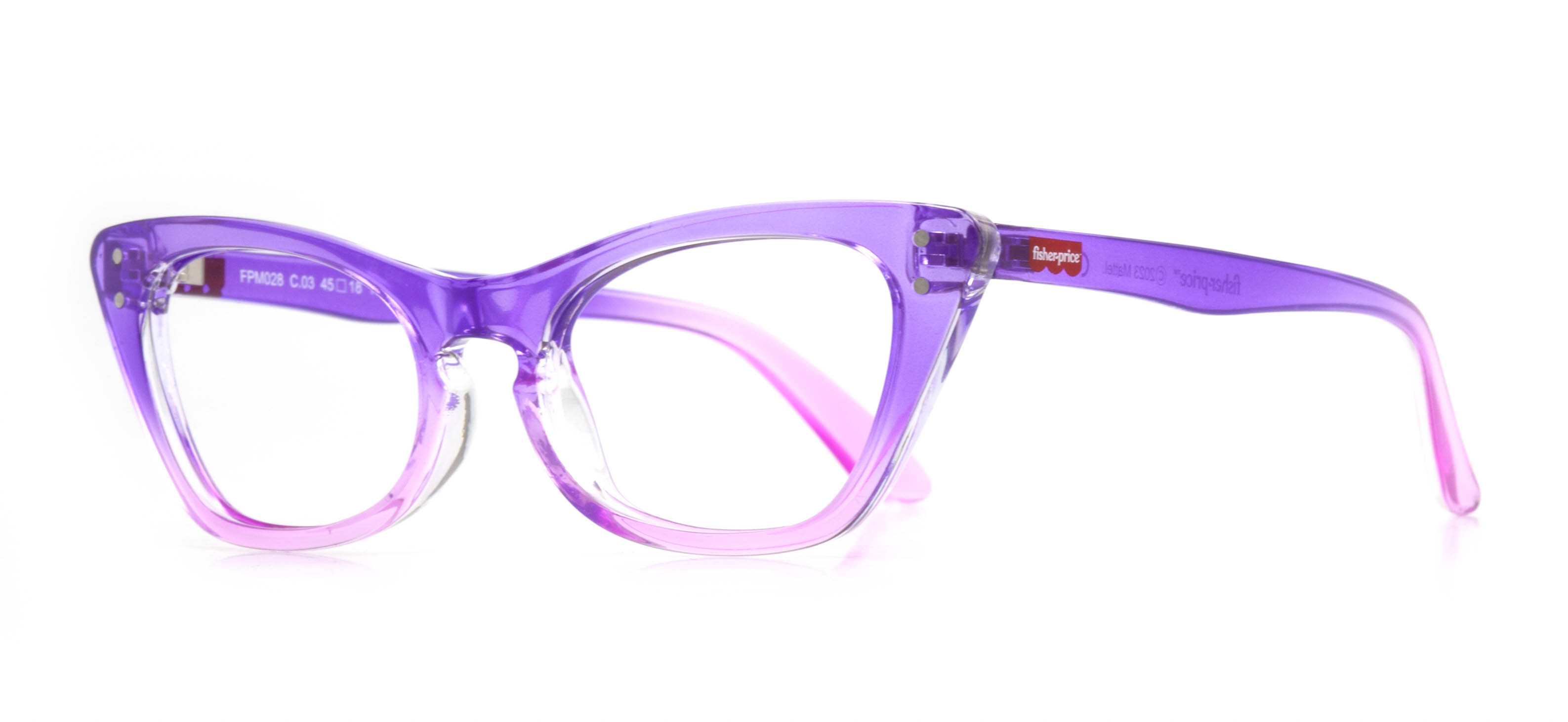 FISHER PRICE Eyeglasses Kid Woman Cateye Full-Rimmed Grilamid (TR90) Unfiltered FPM028-C.03