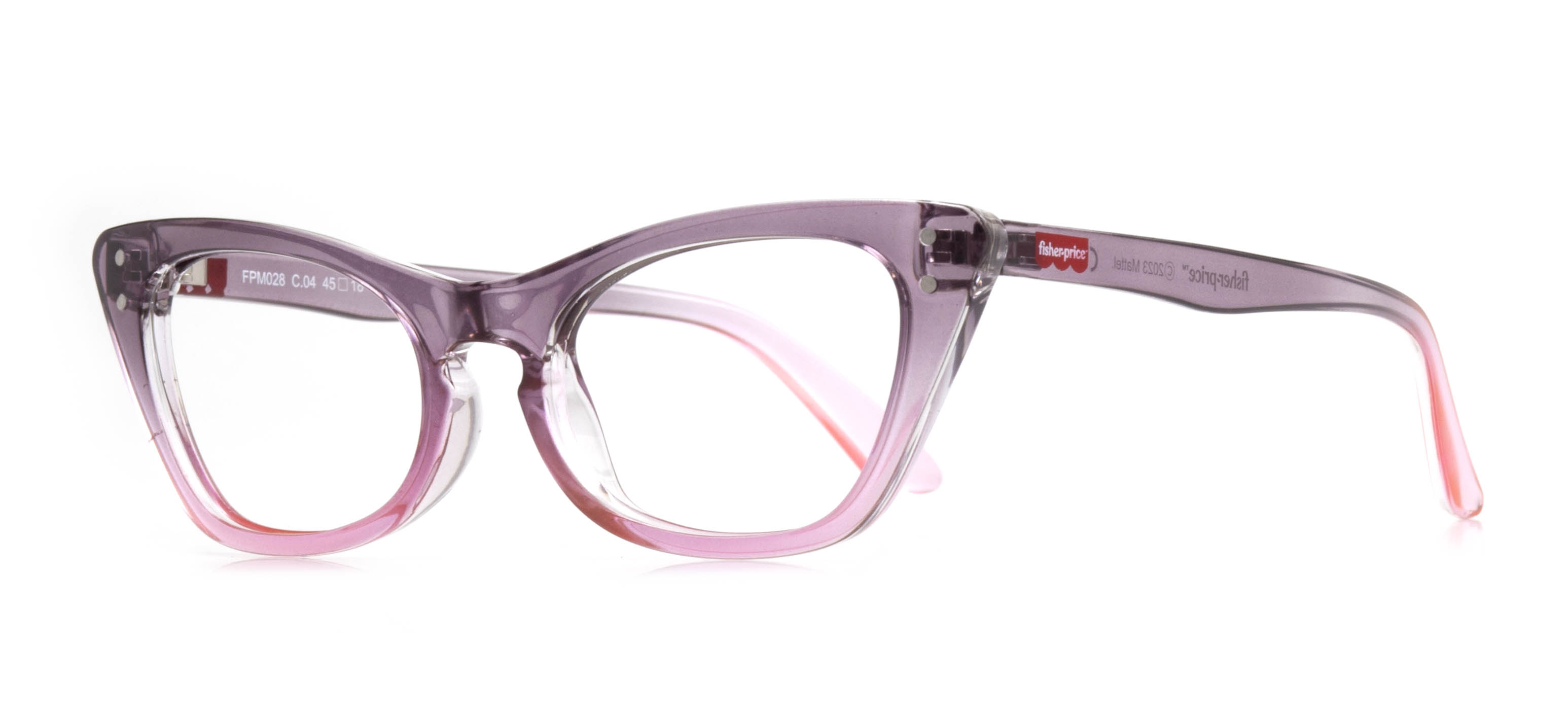 FISHER PRICE Eyeglasses Kid Woman Cateye Full-Rimmed Grilamid (TR90) Unfiltered FPM028-C.04