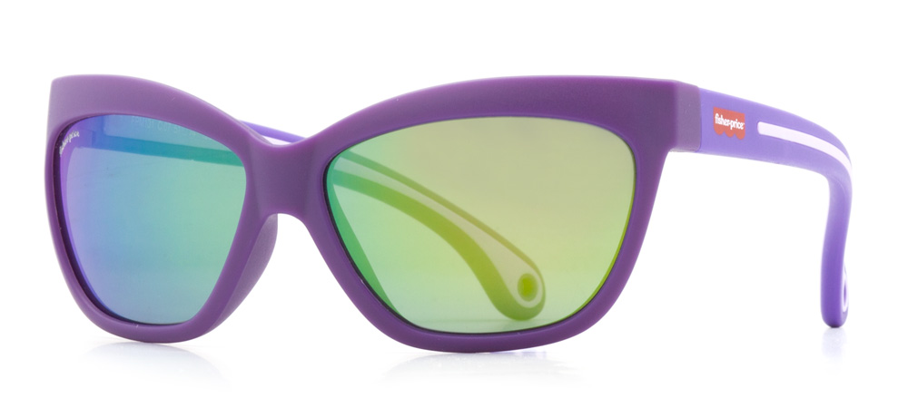 FISHER PRICE Sunglasses Kid Woman Rectangular Full-Rimmed Greenline BIO Polarize FPM131-C.07